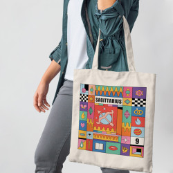 Πολύχρωμα Ζώδια - Τοξότης (Τσάντα  Αγοράς) Πολύχρωμα Ζώδια - Τοξότης (Τσάντα  Αγοράς)